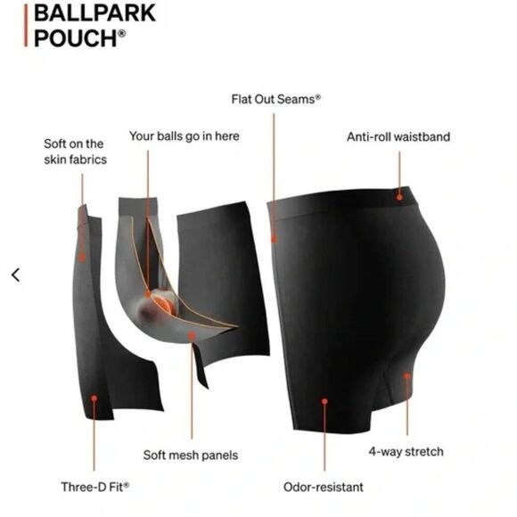 SAXX Ultra Super Soft Stretch Boxer Brief BallPark Pouch Navy Blue L and XXL - Picture 13 of 14